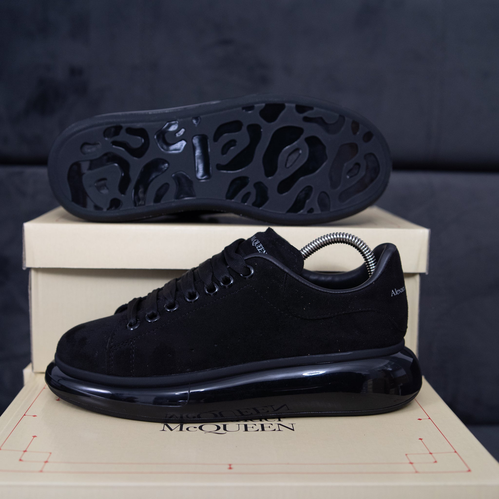 ADIDASI ALEXANDER OVERSIZED SUEDE FULL-BLACK ABMQ2